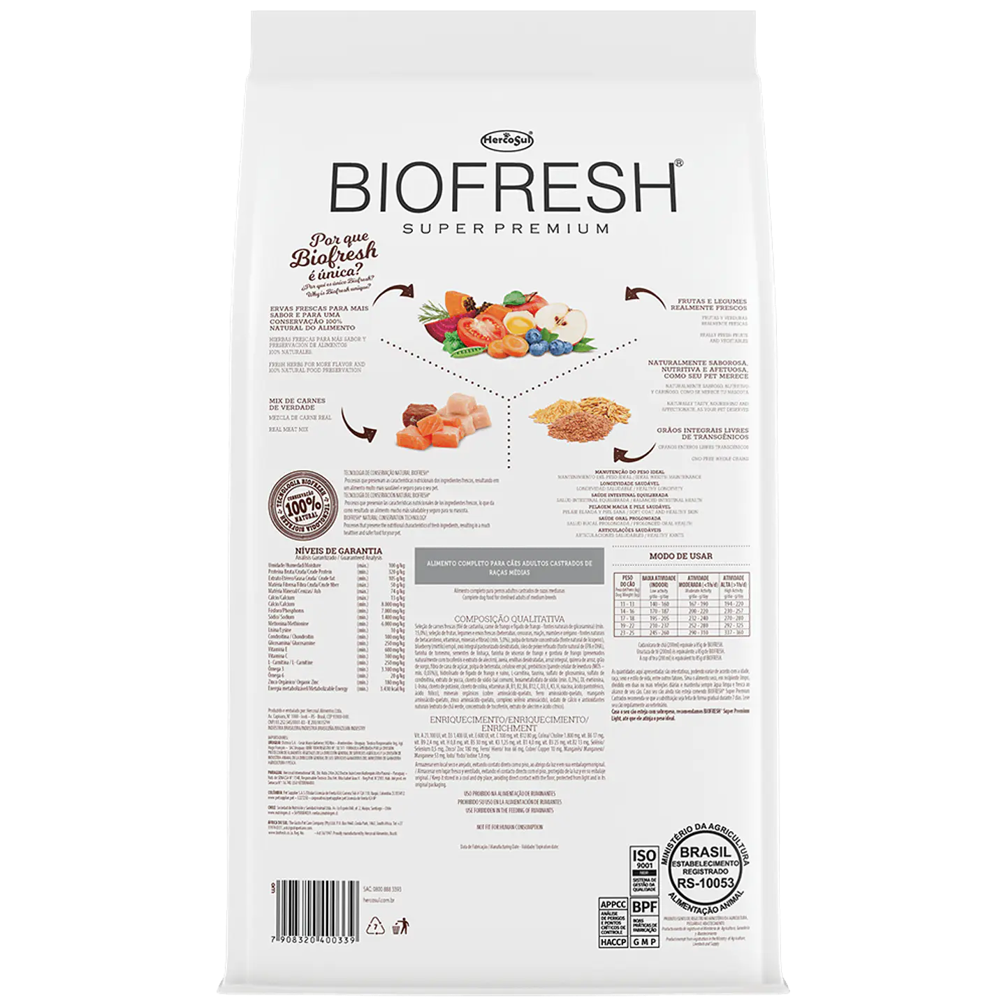 Biofresh Adulto Castrado Raza Mediana 3