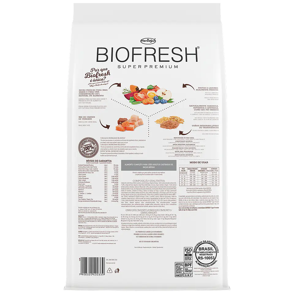Biofresh Adulto Castrado Raza Mediana 3
