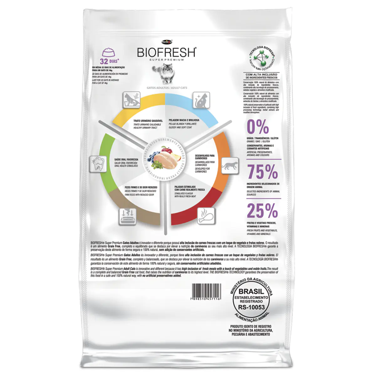 Biofresh Gato Adulto 1.5 kg, Libre de Granos | Bio Pet Shop -Tienda ...