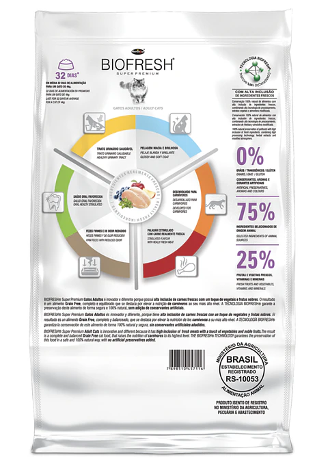 Biofresh Gato Adulto 1.5 kg, Libre de Granos 