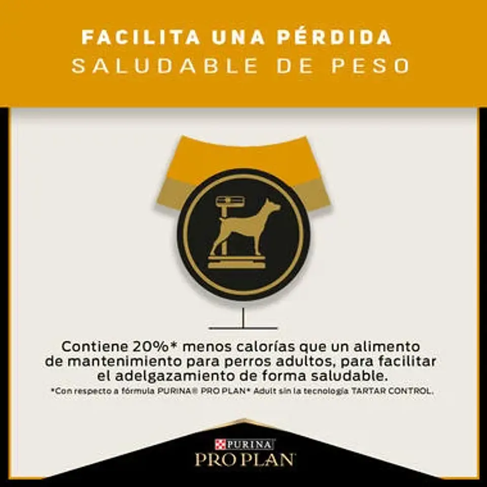 Pro Plan Adulto Raza Mediana y Grande Reduce Calorie 12K 5