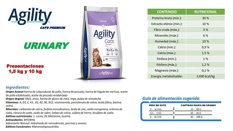 Agility Tracto Urinario Saludable 10K