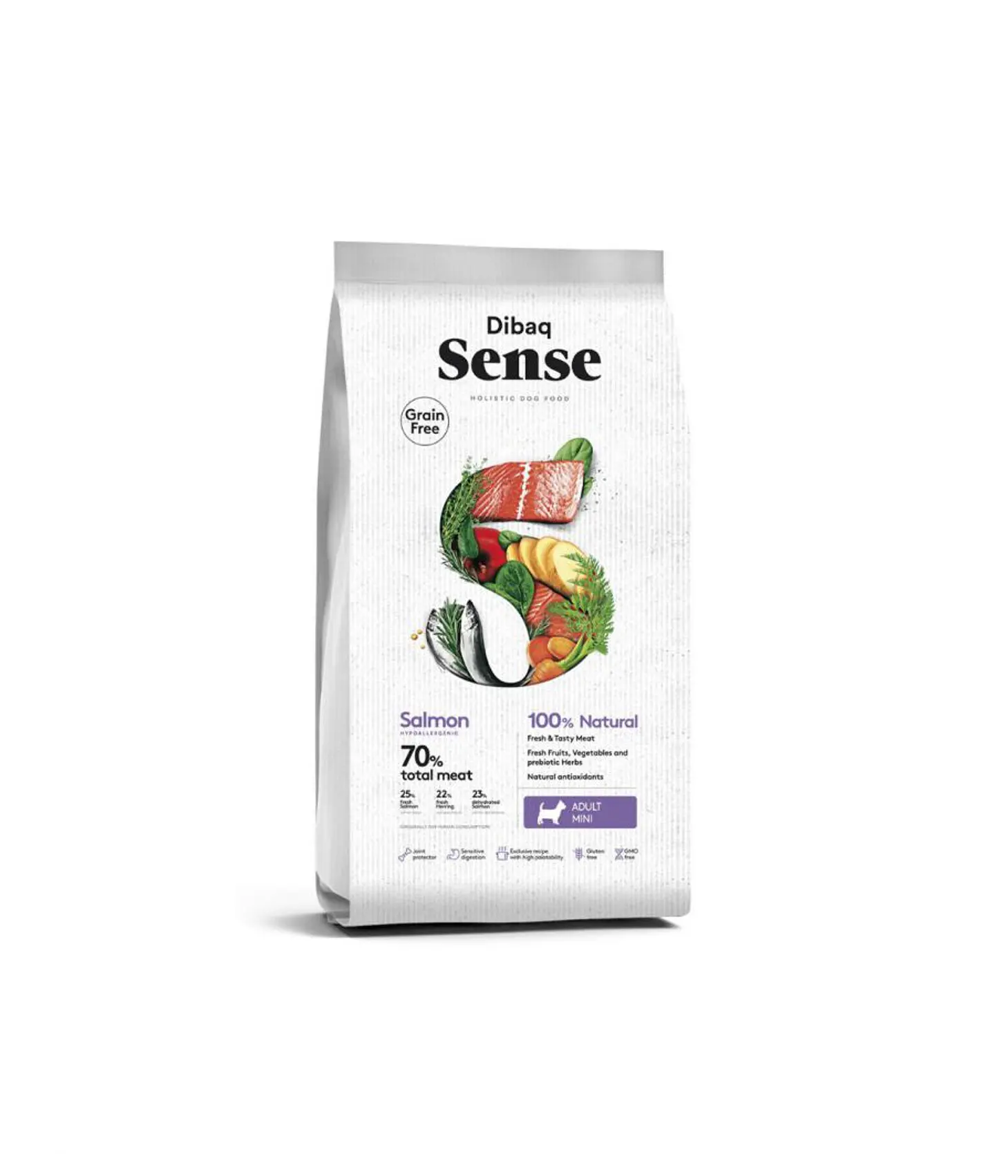 Sense Alimento Mini Adulto Salmon Libre de Granos  1