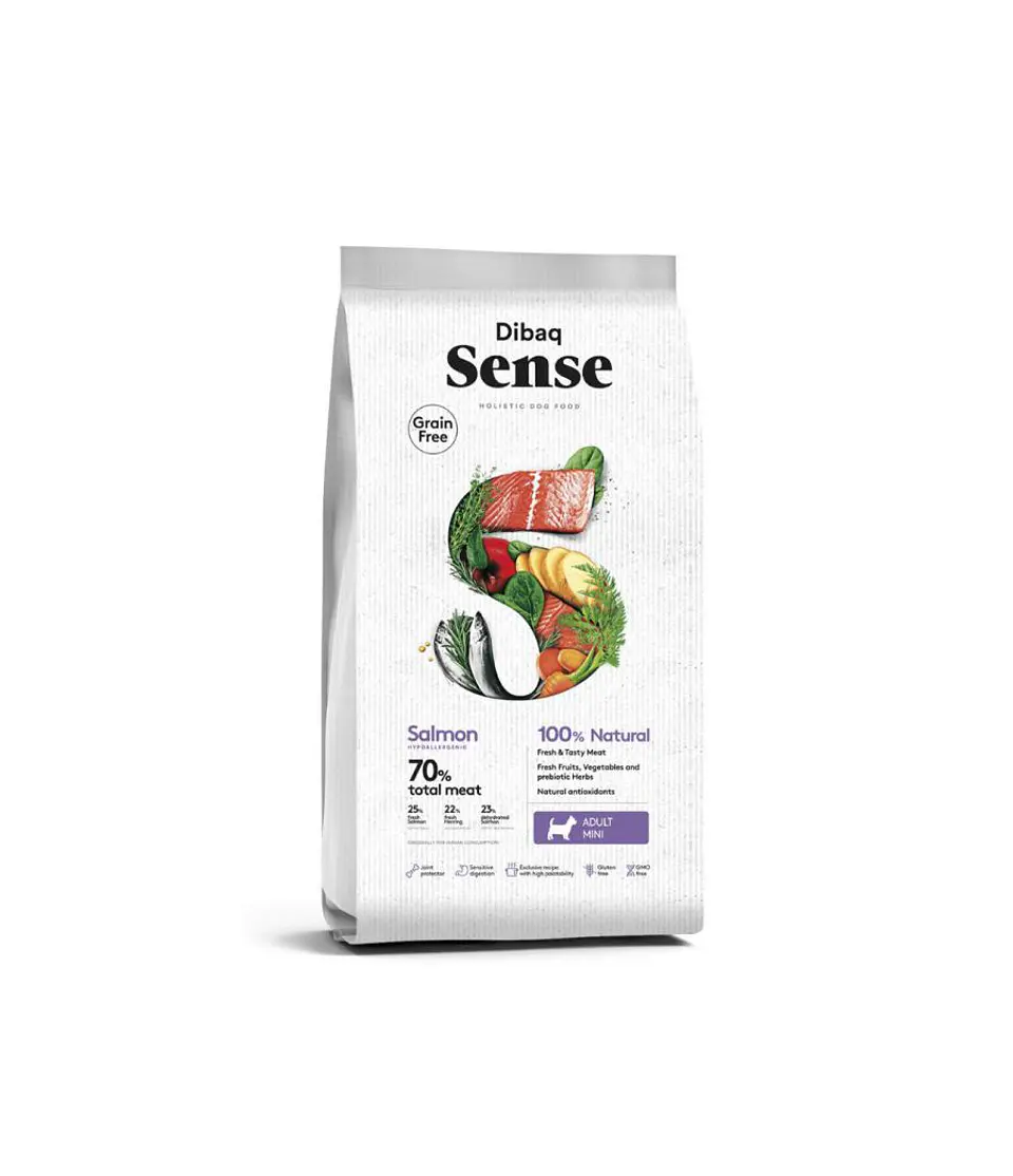 Sense Alimento Mini Adulto Salmon Libre de Granos  1