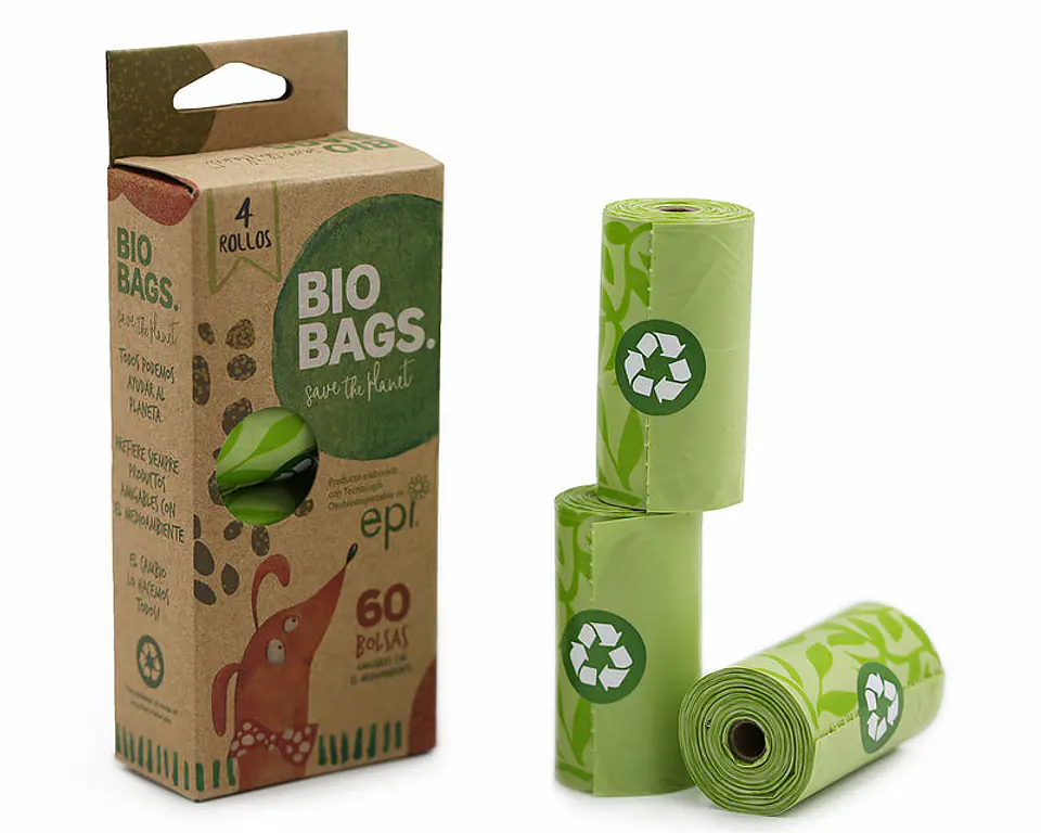Bolsas Compostable Bio Bags pack de 4  1