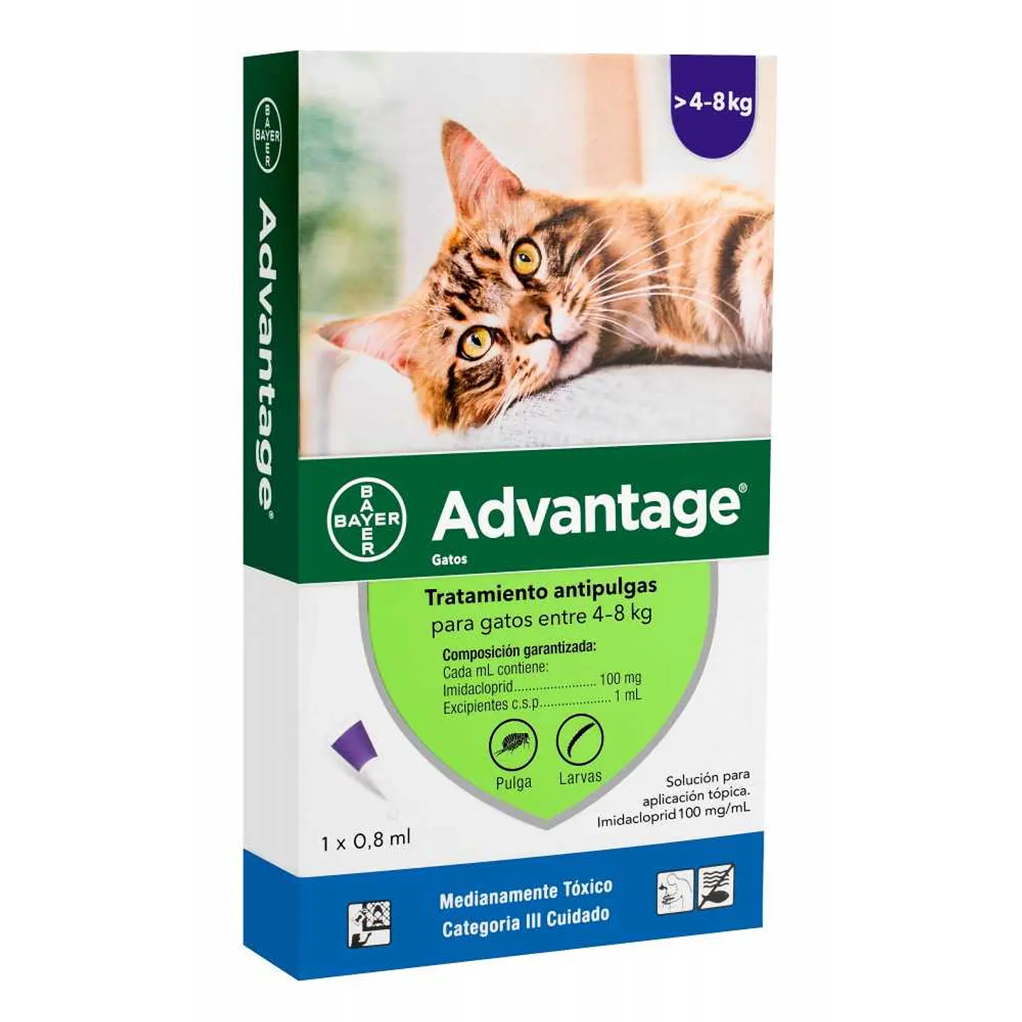Advantage Antipulgas Para Gatos de 4K a 8K  1