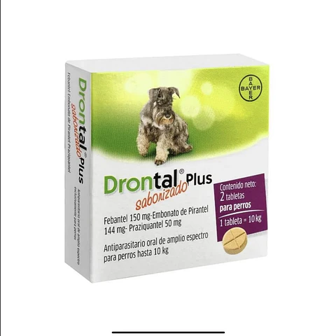 Drontal Pluss - Antiparasitario Interno Perro 10Kg 