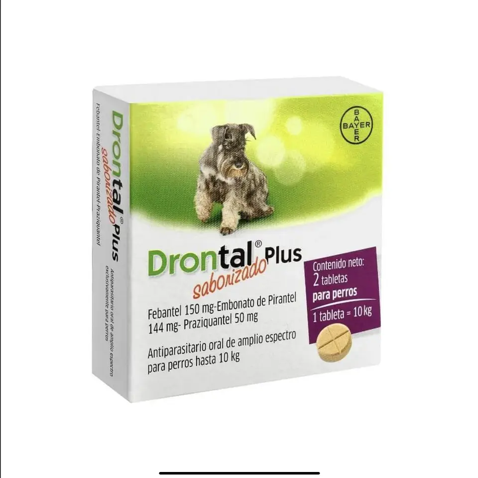 Drontal Pluss - Antiparasitario Interno Perro 10Kg  1
