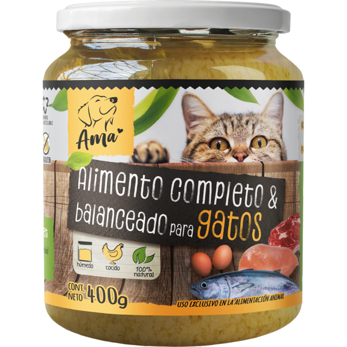 Ama - Alimento Húmedo Para Gatos Adultos 200grs | Bio Pet Shop -Tienda de  Mascotas