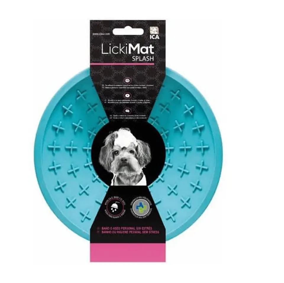LickiMat Splash Ideal Para el Baño Turquesa  1