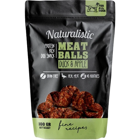 Naturalistic Snack Meats Balls Pato y Manzana 100 grs