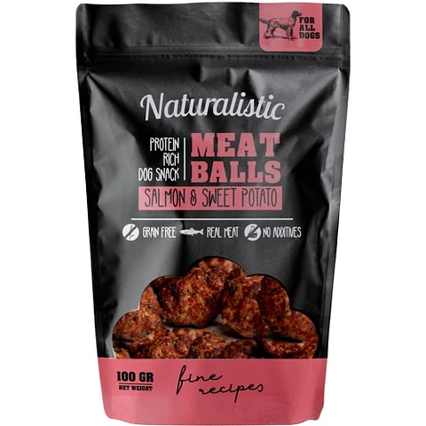 Naturalistic Snack Meat Balls Salmon y Patata 100 Grs