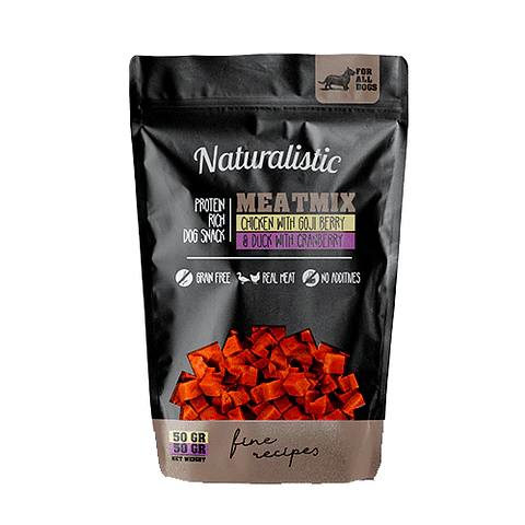 Naturalistic MeatMix Pollo con Goji Berry y Pato con CranBerry 100 Grs