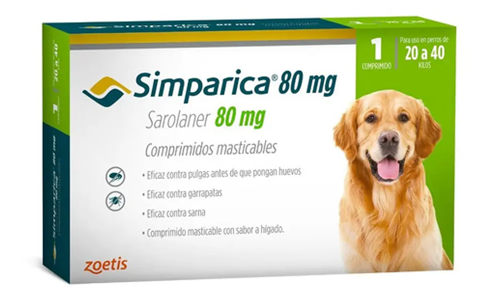 Simparica - Contra Pulgas - Garrapatas - Sarna 3