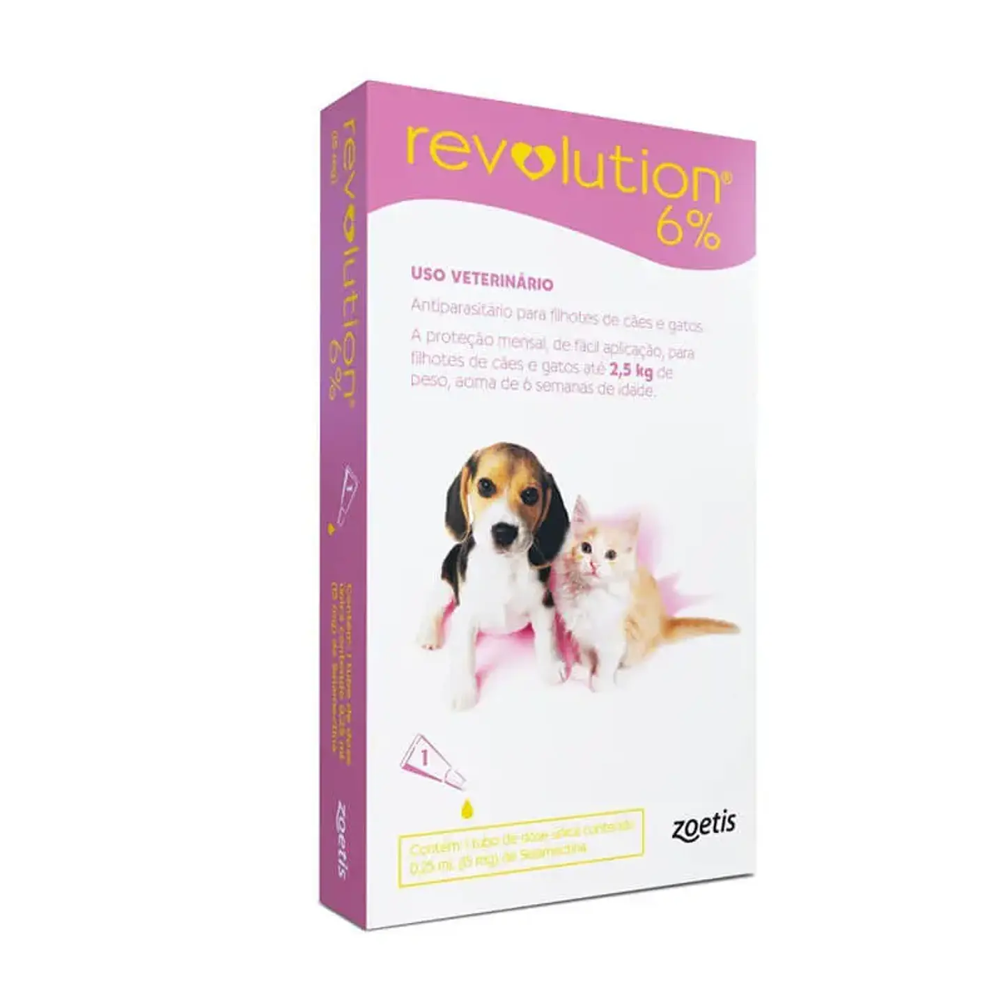 Pipeta Revolution cachorros y kitten 6%. Hasta 2.5K 1
