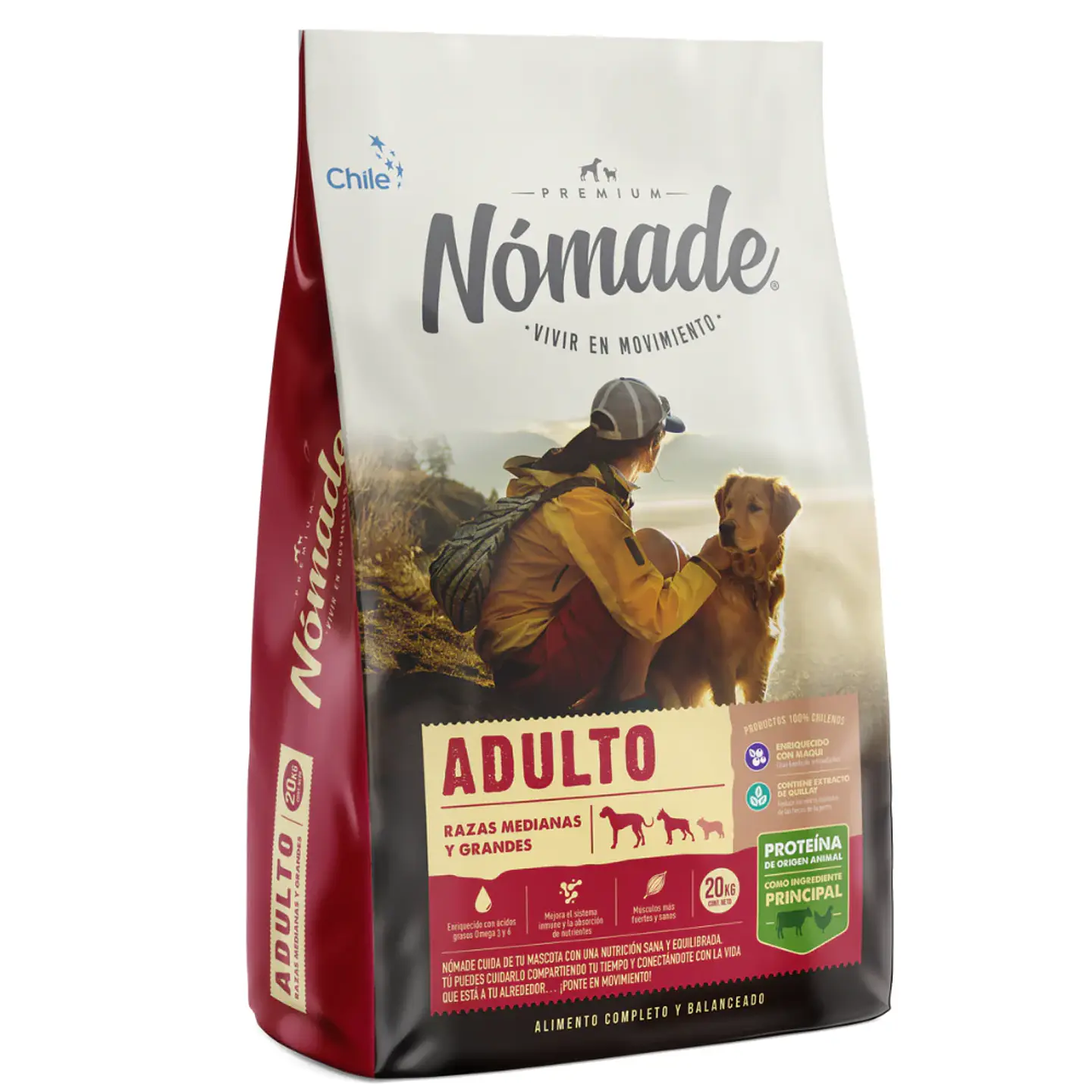 Nomade Adulto Raza Mediana a Grande 20K 1