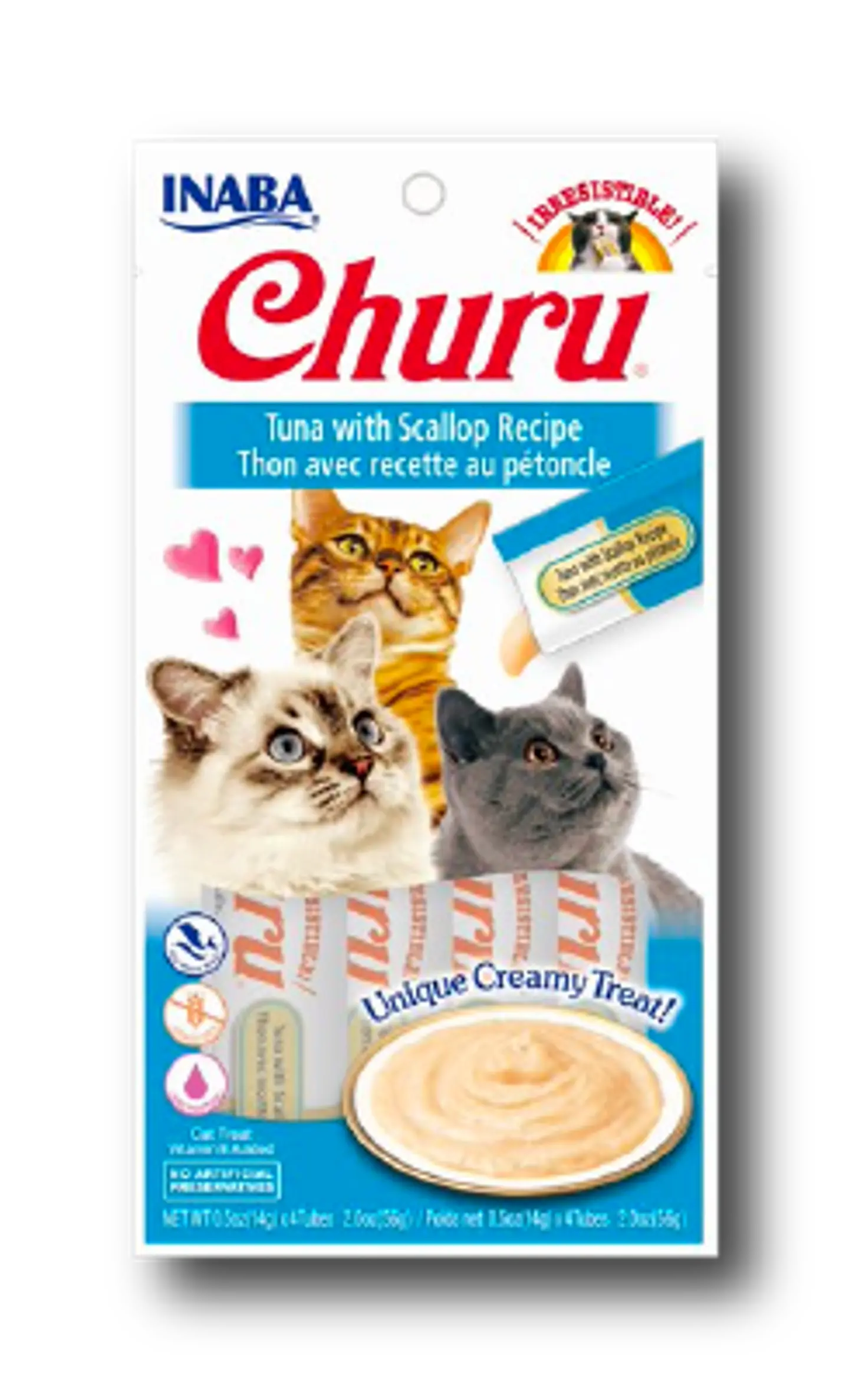 Churu Gato 4 tubos de 14grs C/U 3