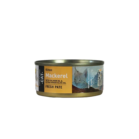 Bravery Alimento Húmedo Natural para Gato Kitten Receta Mackerel 70 grs
