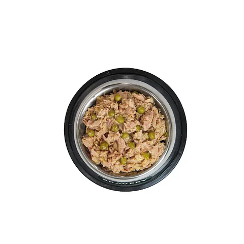 Bravery Alimento Húmedo Natural para Gato Adulto Receta Atún y Guisantes 70 grs