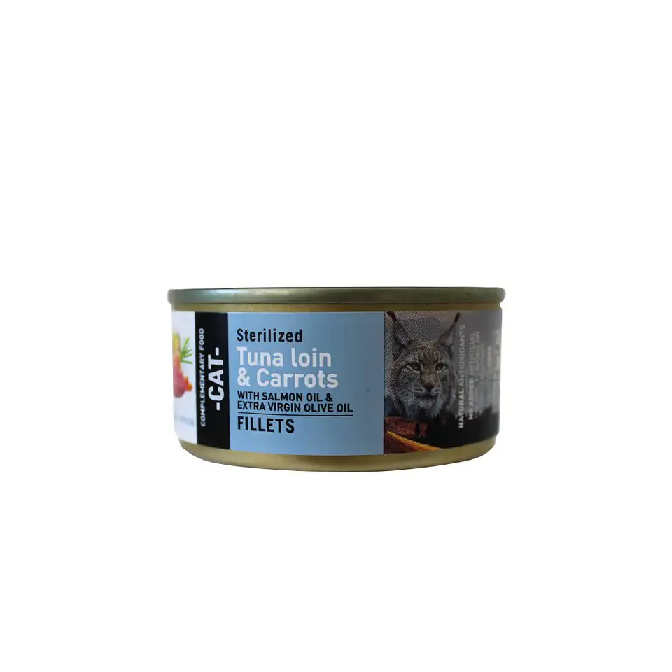 Bravery Alimento Húmedo Natural para Gato Adulto Esterilizado Receta Atún y Zanahorias 70 grs 3