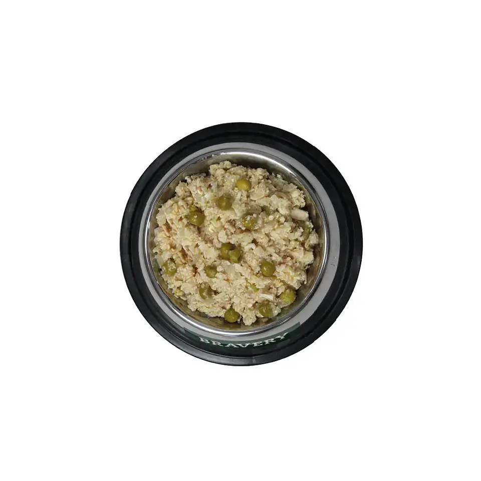 Bravery Alimento Húmedo Natural para Gato Adulto Receta Pechuga Pollo y Guisantes 70 grs 2