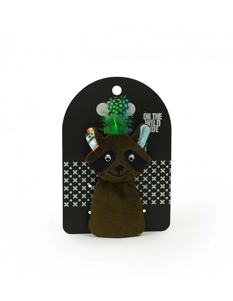Juguete Mapache Con Plumas Interactivo 