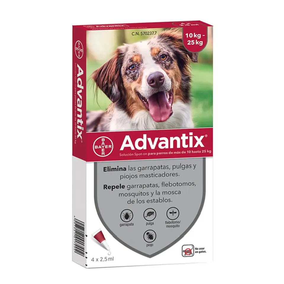 Advantix Perro, Antiparasitario Uso Externo  2