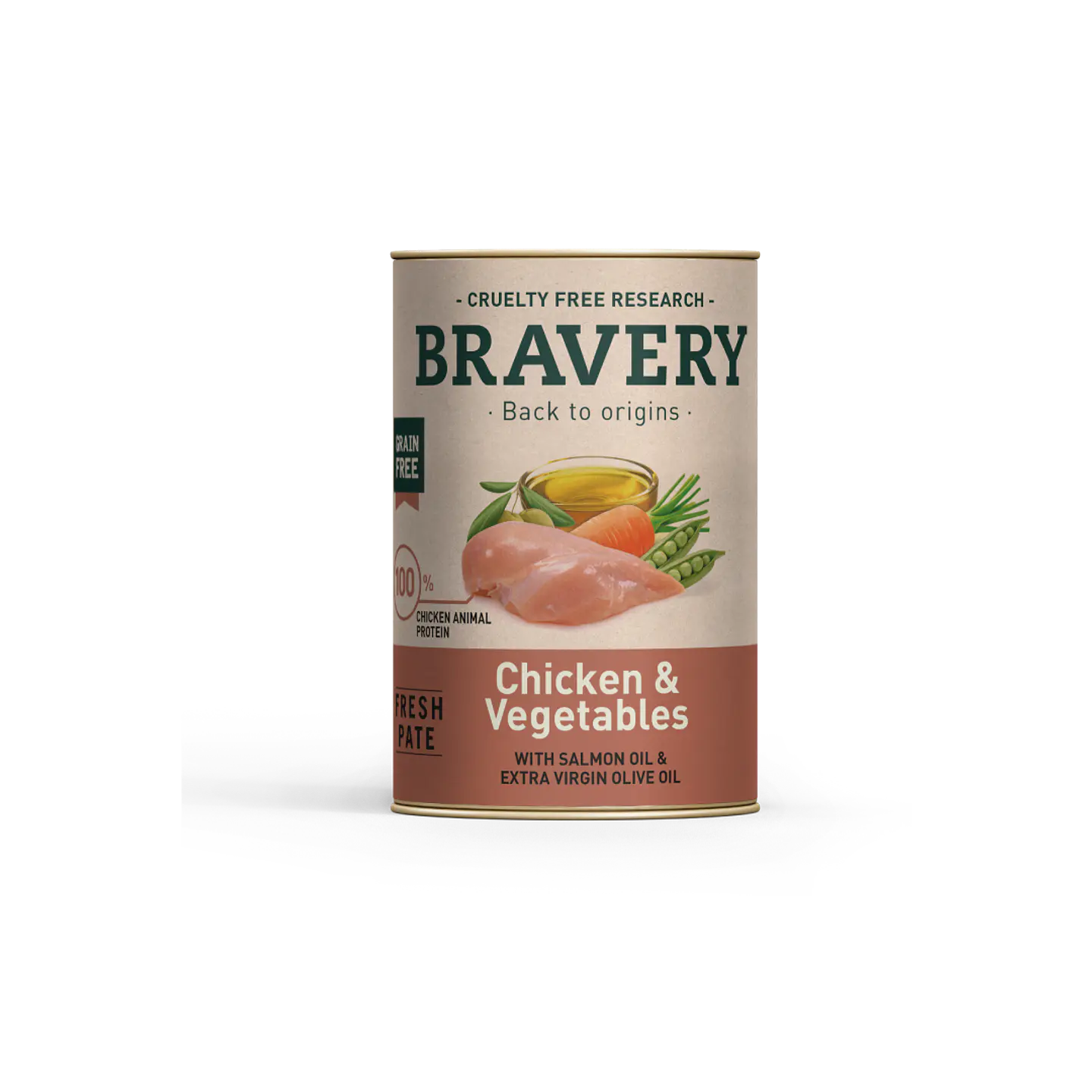 Bravery Chicken & Vegetables Dog Wet Food  1