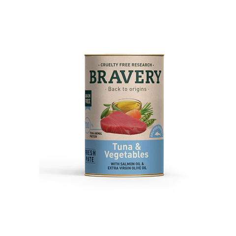 Bravery Tuna & Vegetables Dog Wet Food 