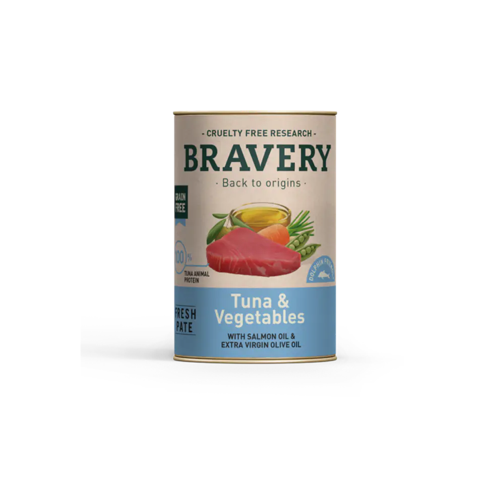 Bravery Tuna & Vegetables Dog Wet Food  1