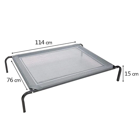 Cama elevada L outdoor gris oscuro BRNX L