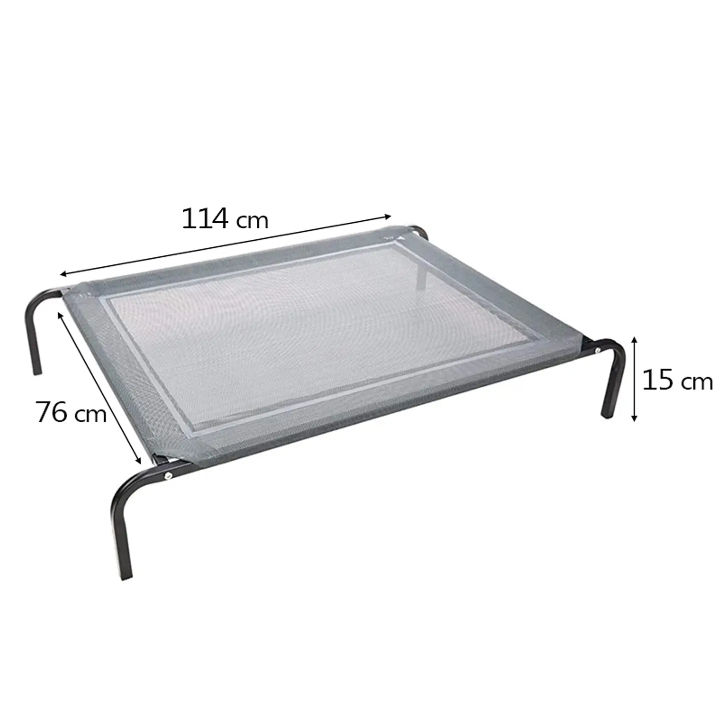 Cama elevada L outdoor gris oscuro BRNX L 2