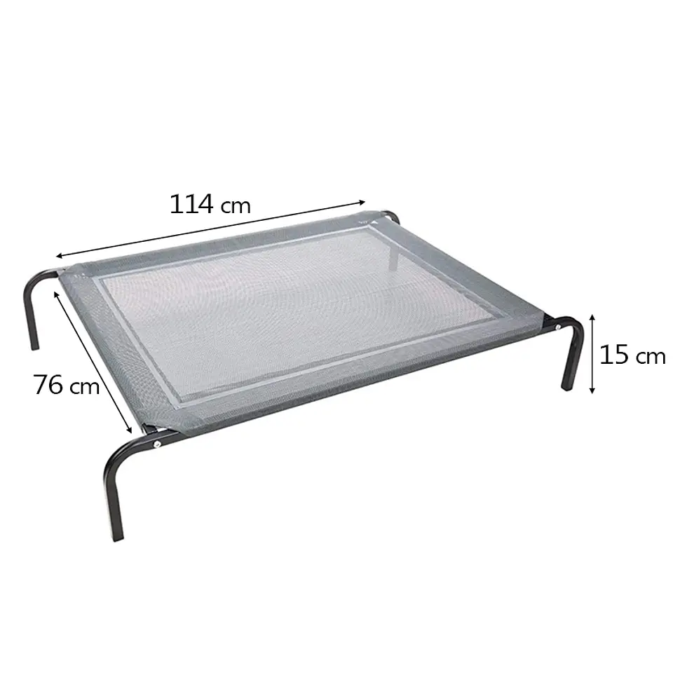 Cama elevada L outdoor gris oscuro BRNX L 2