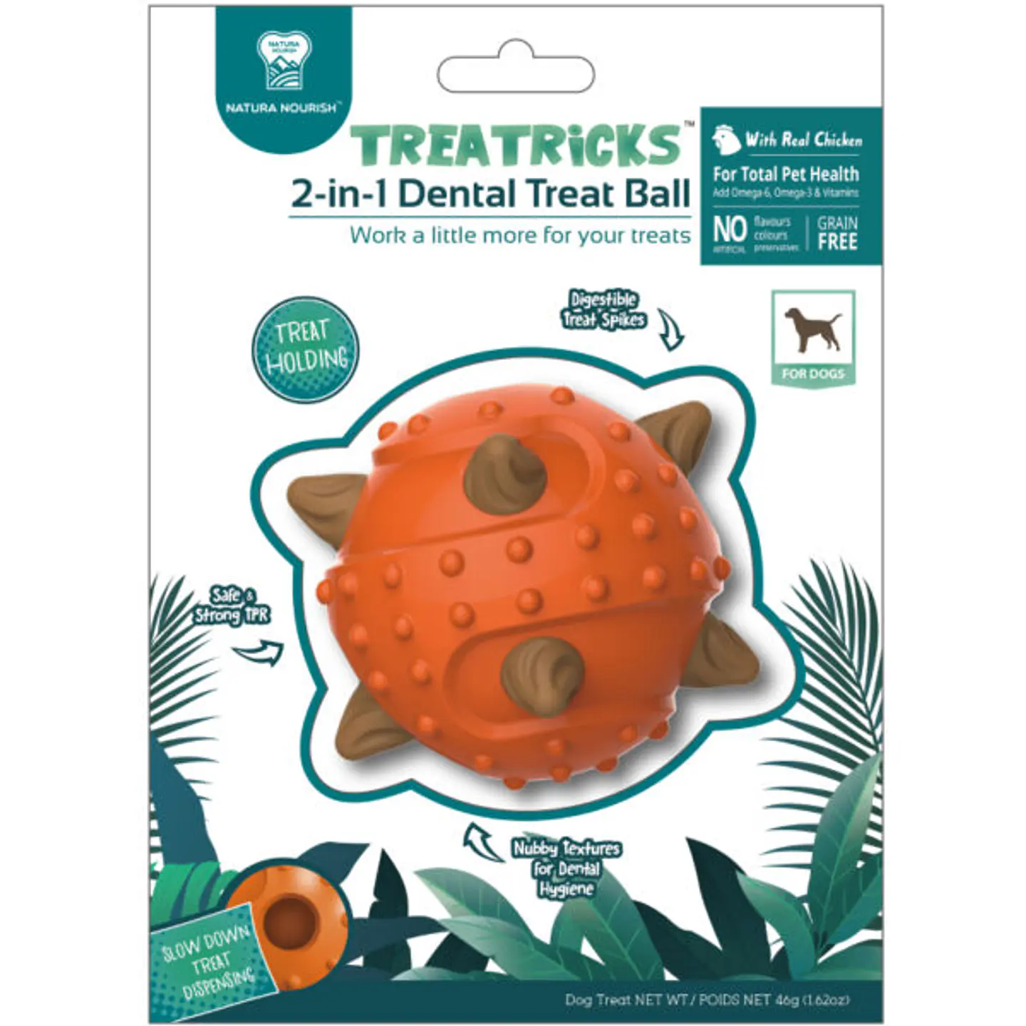 Pet Treat 2 en 1 Pelota  1