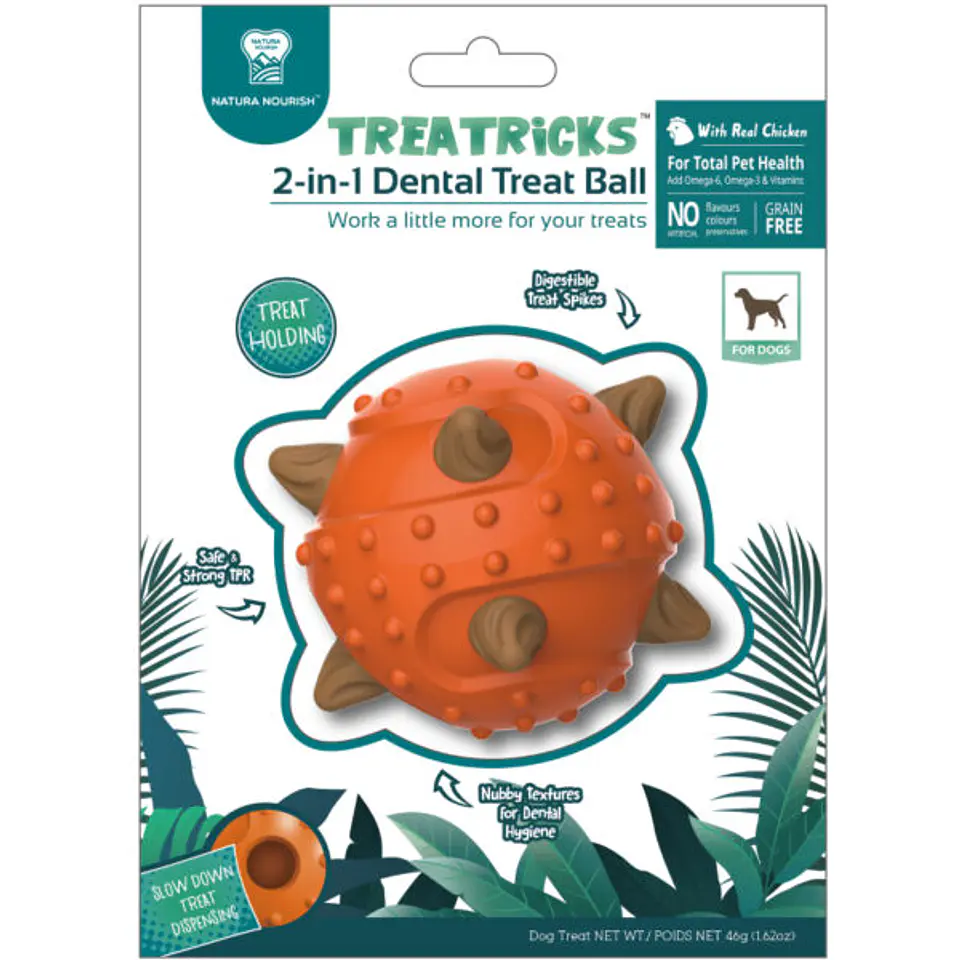 Pet Treat 2 en 1 Pelota  1