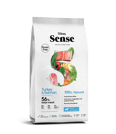 Sense Pavo y Salmón para Cachorro 12K 