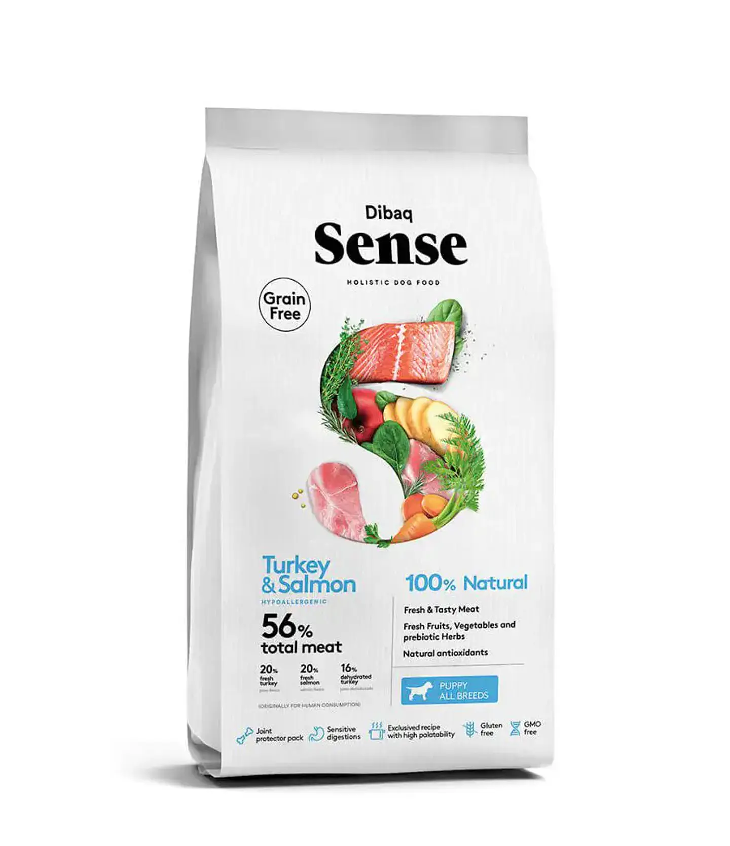 Sense Puppy Pavo y Salmon Libre de Granos 2K 1