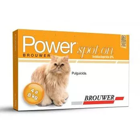 Pipeta Power Ultra Gatos de 4 a 8 Kilos 
