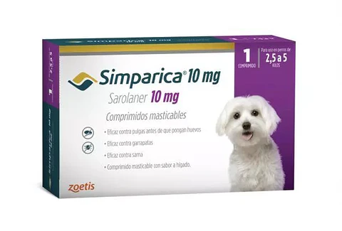 Simparica Trio 2,5 a 5 Kg 