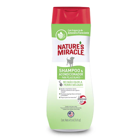 Shampoo y Acondicionador Blanqueador con Aroma Almendra 473ml