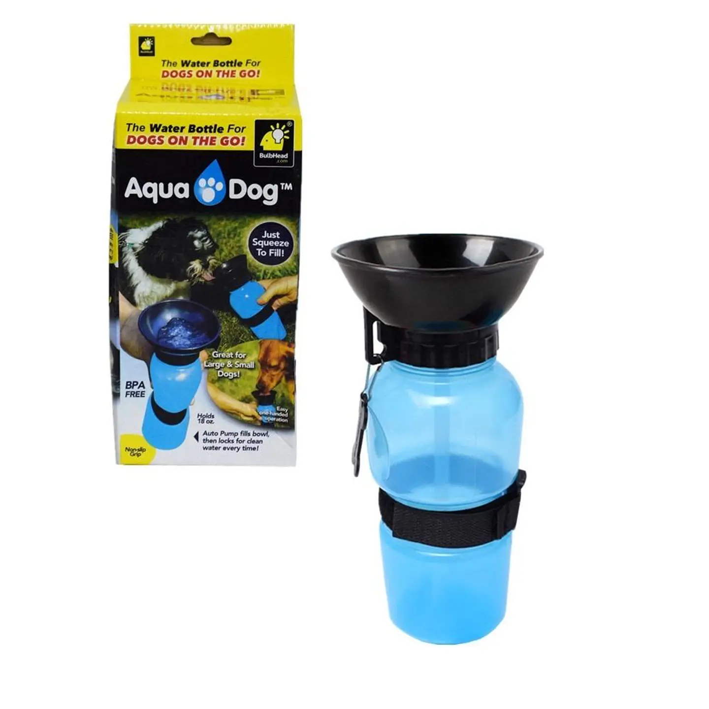 MP BEBEDERO PERRO PARA PASEOS 500 ml - Gris 1