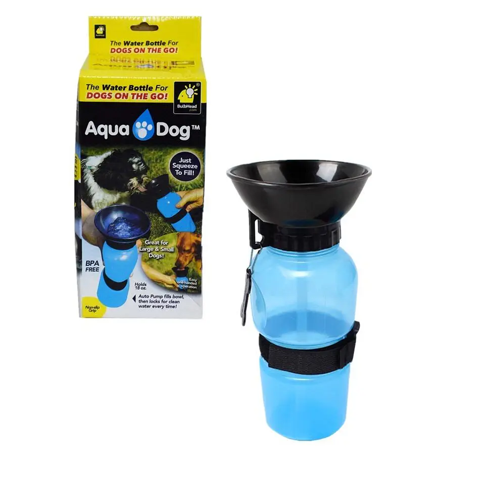 MP BEBEDERO PERRO PARA PASEOS 500 ml - Gris 1