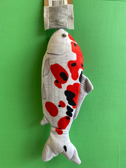 Peluche pez con catnip Movimiento Gato 