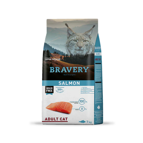 Bravery Salmon Adult Cat alimento para gato 