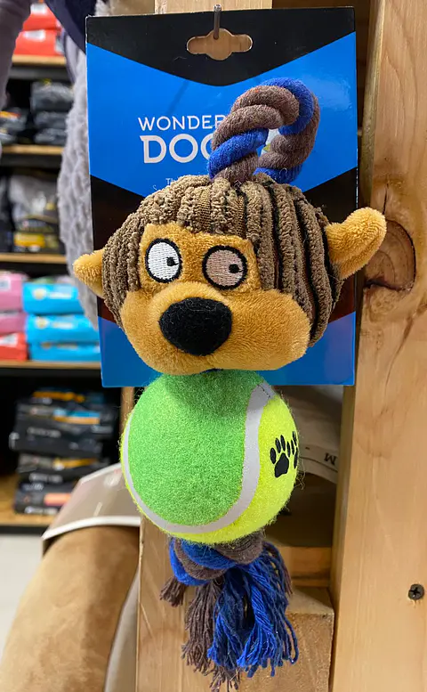 juguete con pelota Mono, oso o vaca 
