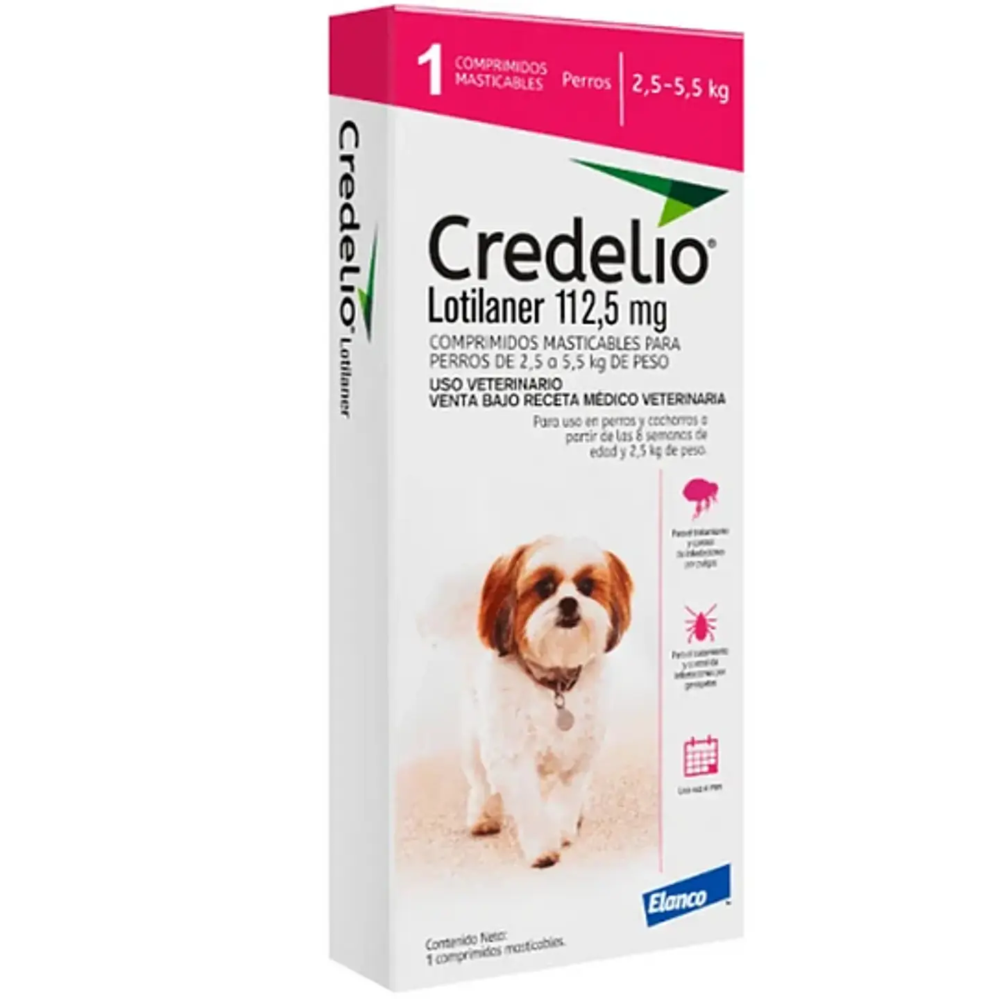 Credelio Antiparasitario Perro Interno a partir de las 8 Semanas  2