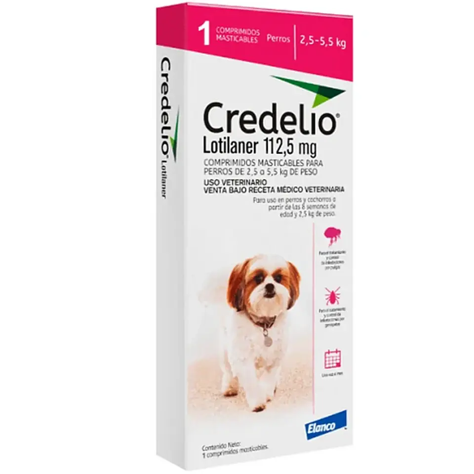 Credelio Antiparasitario Perro Interno a partir de las 8 Semanas  2