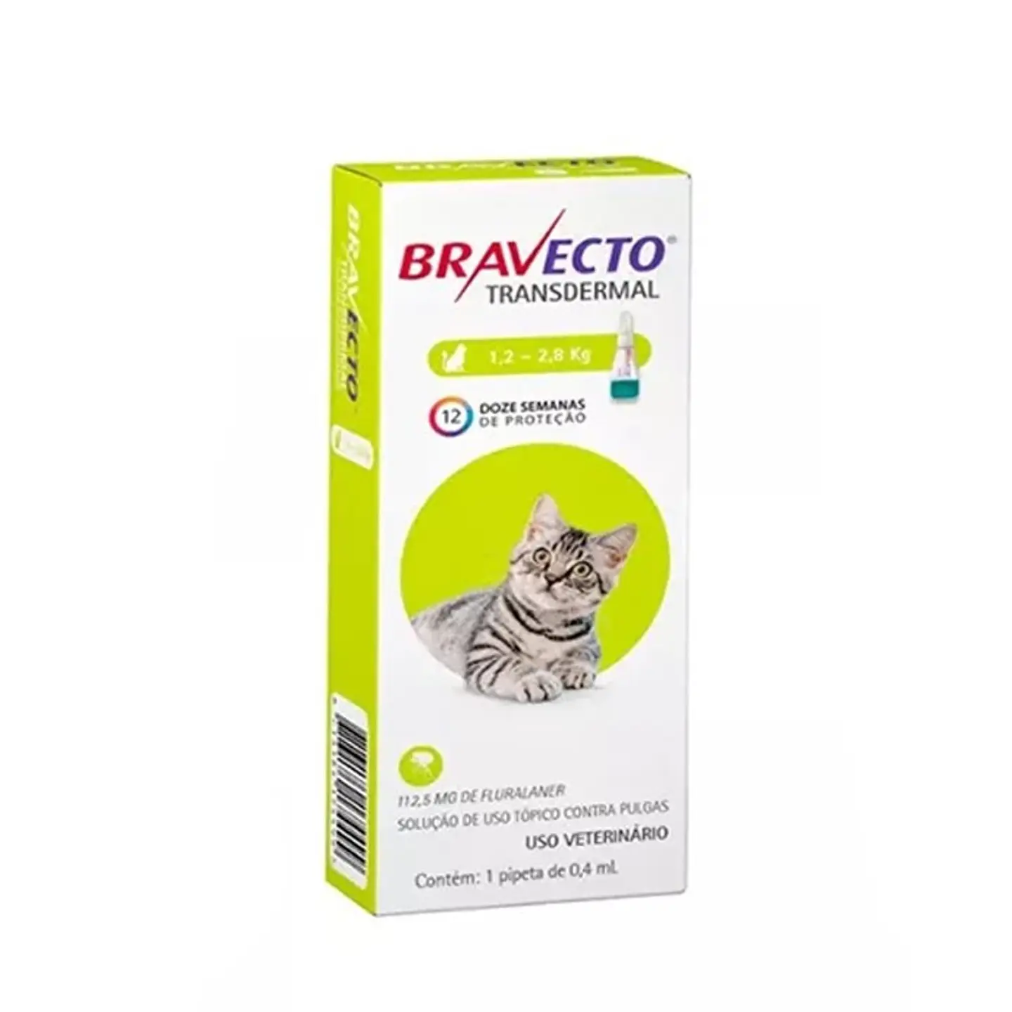 Bravecto Gato 1 Pipeta 1.5 a 2.8K  1