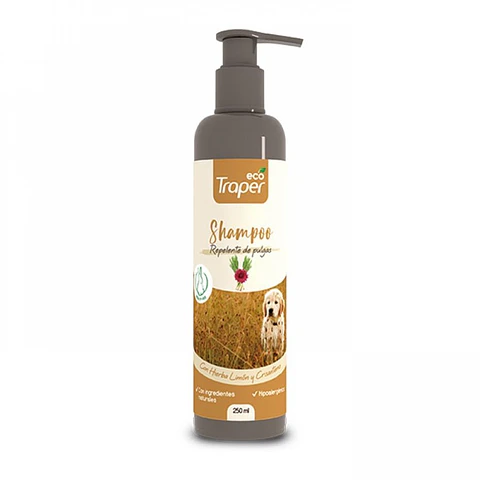 Shampoo Repelente de Pulgas Eco Traper 250ml 