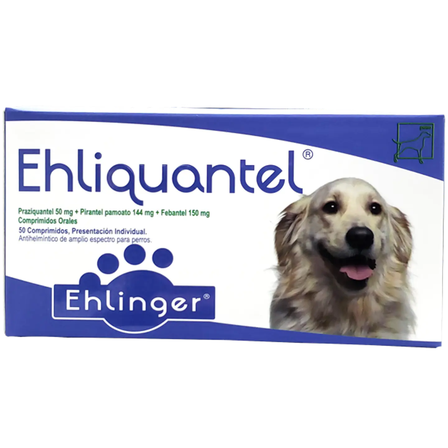 Ehliquantel Antiparasitario para Perros 1 Comp 10 Kilos de Peso  1